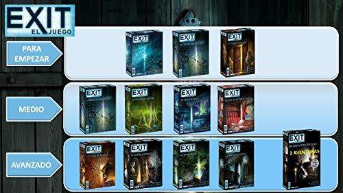 Devir - Exit: La Estación Polar, Juego de Mesa en Español, Juego de Mesa con Amigos, Escape Room, Juegos de Misterio, Juego de Mesa Adultos (BGEXIT6)