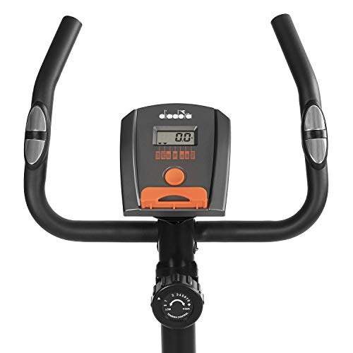 Diadora Fitness Astra - Bicicleta estática magnética, color gris oscuro