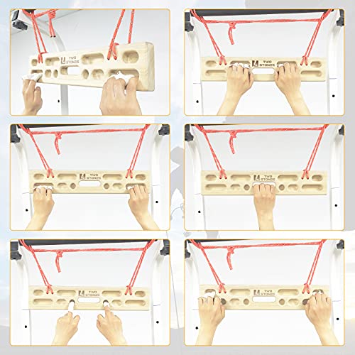 Diapasón Portátil como Tablas de Entrenamiento de Escalada en Roca con Bordes y Bolsillos | Hangboard Portátil para Escaladores como de Escalada en Roca para Interiores y Xxteriores