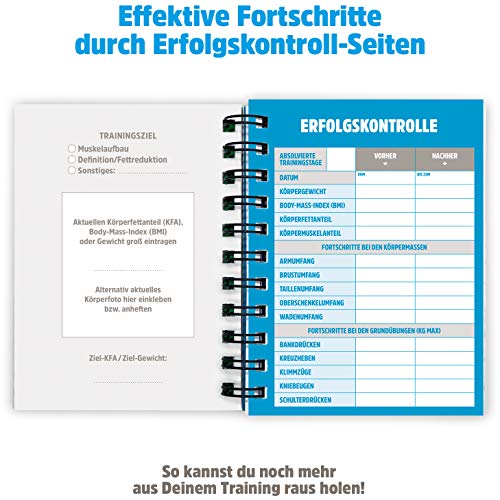 Diario de entrenamiento y nutrición para entrenamiento de fuerza, entrenamiento en gimnasio, culturismo, hacer dieta, con control de tus éxitos, carpeta de anillas para rellenar, 200 páginas, negro