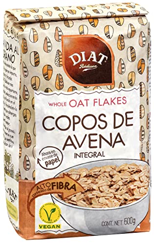 DIAT Radisson - Copos de Avena sin Azúcar | Alto Contenido en Fibra | Copos de Avena Naturales | Sin Azúcares Añadidos