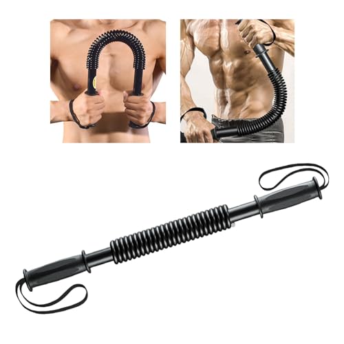 Dickly Power Bar, Entrenamiento de Fuerza, Fortalecedor de Agarre Manual, Expansor de Pecho, Ejercicio de La Parte Superior del Cuerpo para Entrenado, 20kg