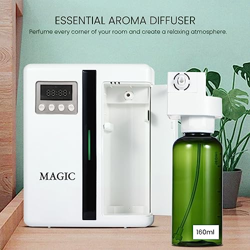 Difusor Eléctrico de Aceites Esenciales. Difusor Profesional de Fragancias. Ambientador Marketing Olfativo Aromaterapia para Hogar y Tienda. Apto para Superficies Desde 50 hasta 300m².