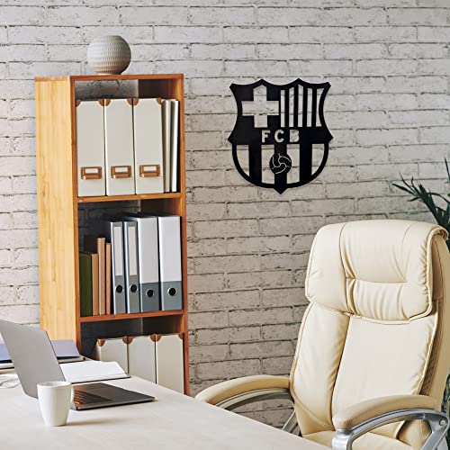 DIGIDU | Cuadro Escudo FC Barcelona, Barça Pared, Decoración Habitación, Salón Moderno, Regalo Originales Futbol, Entrenador