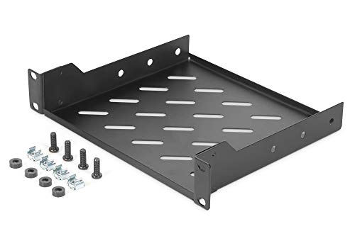 DIGITUS DN-10-TRAY-2-B Estante para Accesorios de Rack, 20 x 25,4 x 4,4 cm