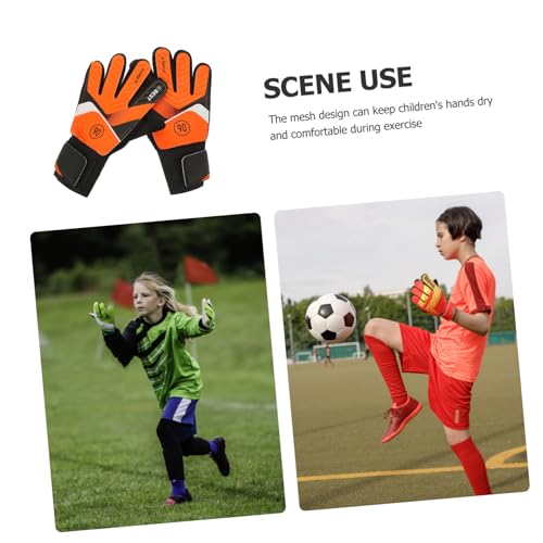 DIKACA 1 Par De Accesorios De Emulsión Guantes Creativos para Porteros Guantes De Entrenamiento para Niños Protector De Manos Dropshipping Guantes De Fútbol ​​Guantes Deportivos