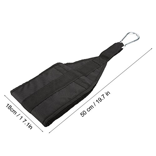 Dioche - Correas abdominales, 1 par AB Straps Sling Suspensión para colgar cinturones musculares abdominales Entrenamiento Bar montado Ejercicio Correas con anillas