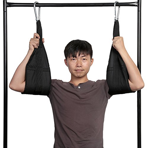 Dioche - Correas abdominales, 1 par AB Straps Sling Suspensión para colgar cinturones musculares abdominales Entrenamiento Bar montado Ejercicio Correas con anillas