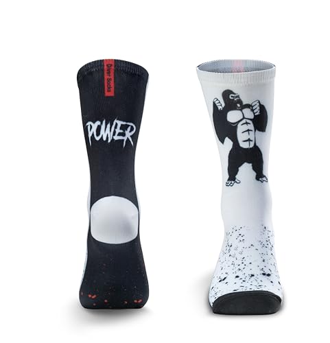 DIVER SOCKS Calcetines Deporte Hombre: Calcetines para Running, Ciclismo, Crossfit, Padel y Gimnasio -Calcetines hombre divertidos con diseños unicos para Atletas - Talla unica 40-46