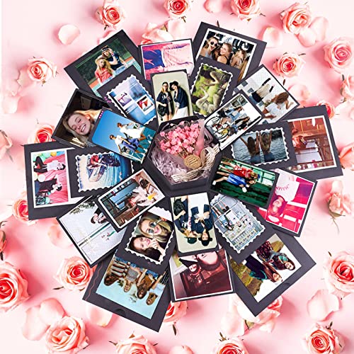 DIY Explosion Surprise Box DIY Handmade Photo Love Memory Scrapbooking Caja de Regalo para Navidad Cumpleaños Aniversario San Valentín Regalo de Boda