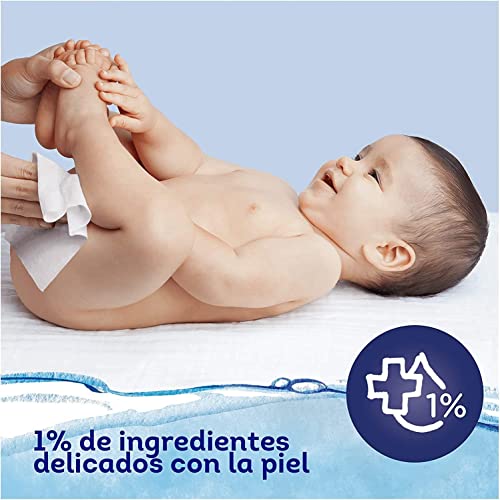 Dodot Toallitas Aqua Pure para Bebé, 99% Agua, 1.296 Toallitas Bebé, 27 Paquetes (27x48)