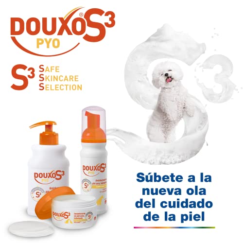 Douxo S3 Pyo Pads - Higiene de Perros y Gatos - Desinfectante de Piel Sana - Hidratante - Fragancia hipoalergénica - x30 Pads