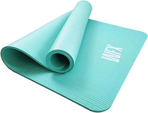 #DoYourFitness® Esterilla de fitness y yoga | Esterilla antideslizante suave y gruesa | 183 x 61 x 1,5 cm | ideal para gimnasia, pilates y yoga | Para principiantes y avanzados [turquesa]