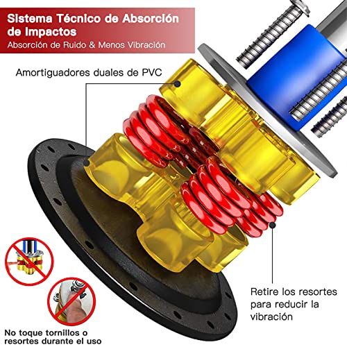 Dripex Saco de Boxeo de Pie para Adultos, Fitness Boxeo Saco de Arena, Base ABS con Fuertes Ventosas, Resortes Amortiguador, Rellenable de Arena 80kg /Agua 60kg (Negro)