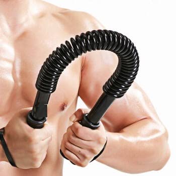 Ducomi Power Muelle de Resistencia Flexible, Extensores de Pecho, Herramienta de Ejercicio de Fitness Tracciones de Brazo para el Hogar y el Gimnasio Fortalecimiento Muscular (20 kg)