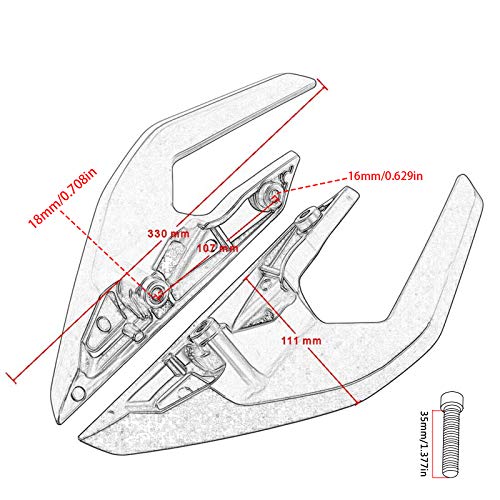 Duke 250 390 Motocicleta Barras de Sujeción Traseras para Pasajero para 250 Duke 2017-2020 390 Duke 2017-2020