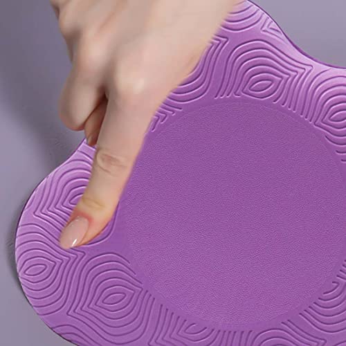 DULSPUE Esterilla Yoga,Yoga Mat,Yoga Accesorios,Esterilla Pilates,Esterilla Yoga Antideslizante,Esterilla Deporte,Colchoneta de Fitness portátil Engrosada (1 Pieza Morada)