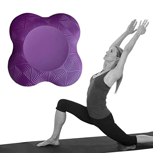 DULSPUE Esterilla Yoga,Yoga Mat,Yoga Accesorios,Esterilla Pilates,Esterilla Yoga Antideslizante,Esterilla Deporte,Colchoneta de Fitness portátil Engrosada (1 Pieza Morada)