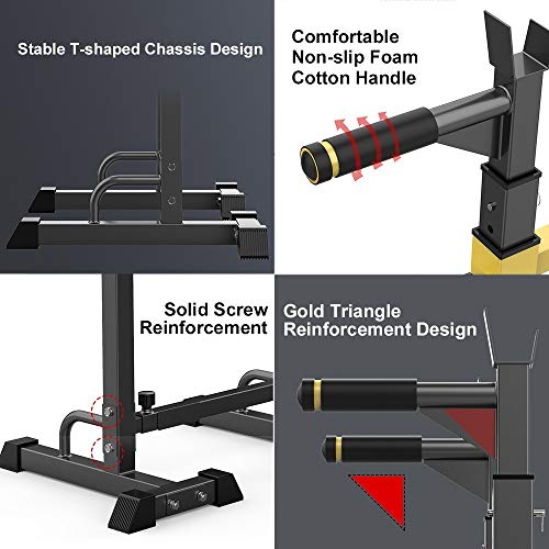 EEUK Soporte para Barra Stand en Cuclillas Rack de Press de Banca Ajustable Multifunción Levantamiento de Pesas Gimnasio Entrenamiento de Fuerza en Interiores, 250 kg de Carga Máxima