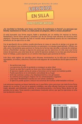 Ejercicios en silla para personas mayores: Recupere la fuerza, el equilibrio, la energía y la flexibilidad con ejercicios fáciles que puede hacer ... para Hombres y Mujeres mayores de 60 años)