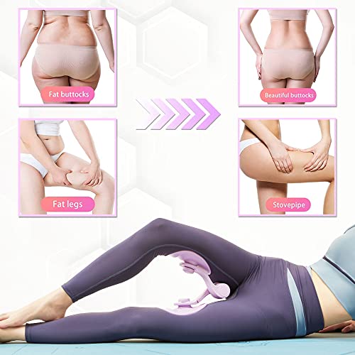 Ejercitador de Muslos Equipo de Gimnasio con Cinta Métrica Corporal Entrenamiento de Piernas Multifuncional Entrenamiento de Suelo Pélvico para Mujeres Entrenador de Músculos para Piernas y Glúteos