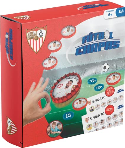 Eleven Force-15075 Fútbol Chapas Sevilla FC, Multicolor, Grande (15075)