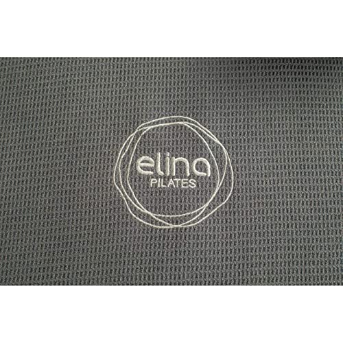 Elina Pilates Toalla para Máquina de Pilates, Toalla para Reformer, Toalla Antideslizante de Pilates, Reposacabezas, Comodidad, Estabilidad (Gris)