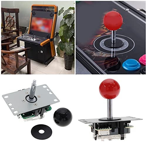 eMagTech 2 piezas de 5 pines y 8 vías Arcade Joystick de repuesto para máquinas de juego de arcade, controladores de mango superior de bola, accesorios