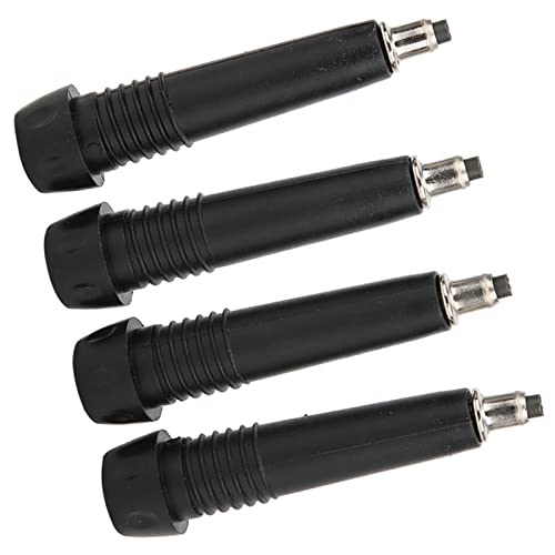 Embout Baton Ski, Alpenstock Tip para Senderismo Caminar Trekking Pole Tips Treking 4 PCS Caña de Repuesto Portátil