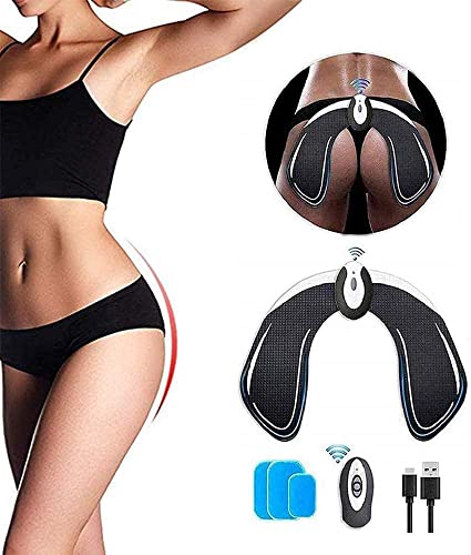 EMS Hips Electroestimulador Muscular, Entrenador de Cadera, EMS Hips Trainer Entrenador para la Cadera Mujer USB Recargable, Estimulador Muscular Ejercitar Gluteos