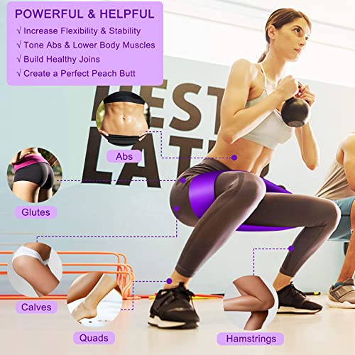 ERUW Bandas Elasticas Fitness Set de 3 Resistencias Látex Banda de Ejercicios Yoga Pilates Bands para Fisioterapia Rehabilitación, Crossfit, Mujer y Hombre en el Hogar Entrenamiento de Fuerza