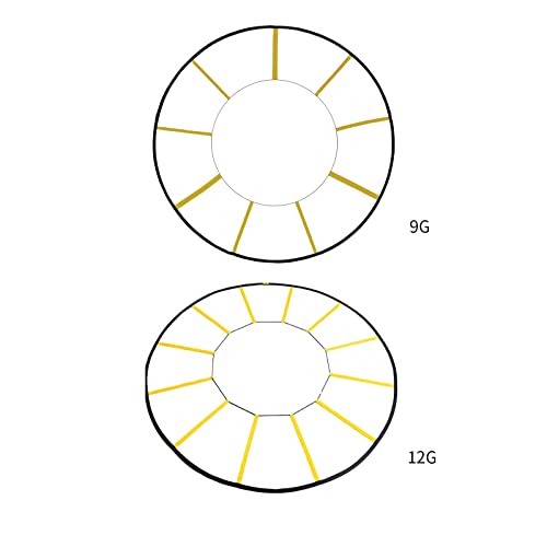 Escalera redonda de agilidad, equipo de entrenamiento de velocidad, escalera de ejercicio para fútbol, deportes de fitness, escalera circular de velocidad y agilidad
