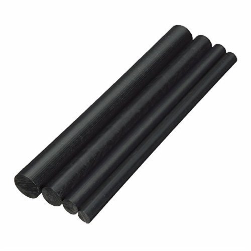 EsportsMJJ Barra De Nylon Negra De La Longitud De Los 100Mm Que Dirige La Barra Redonda Plástica Redonda De La Barra 5/6/8 / 10Mm - 10mm