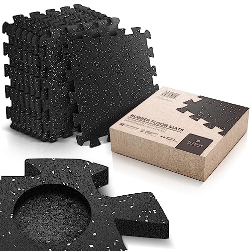 Esterilla Fitness Puzzle para Suelos de Gimnasio | Set de Protección Goma Espuma Losas Caucho para Máquinas de Deporte, Alfombrilla Protector Expandible Tatami Tapiz Alfombra Colchonetas Pesas Gym