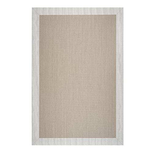 Estores Basic - Alfombra de Vinilo Premium, Antideslizante y Muy Resistente, para Interior y Exterior, Blanco, 60 x 90cm