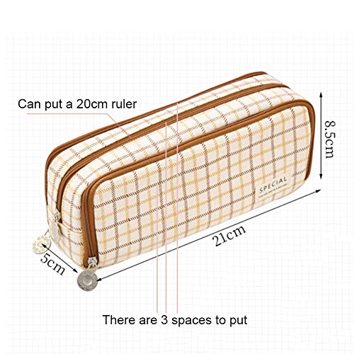 Estuche Escolar 3 Compartimentos Estuche Rotuladores Estuche Pinturas Pencil Case Estuche Escolar Grande Estuche Lapices Neceser Maquillaje Cartucheras Escolares para Niñas Niños Adultos