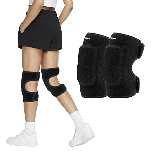 EULANT Rodilleras Voleibol para Niño/Adolescentes/Adulto,Rodillera Deportiva,Ajustable Esponja Protector de Rodilla para Fútbol Portero Balonmano Danza Patinaje Esquí Gimnasia Ritmica Senderism