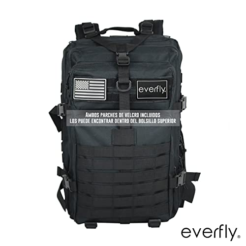 Everfly Mochila Tactica Militar 45L - Oxford 800D (Negro)