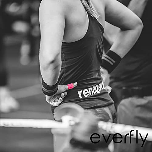 EVERFLY Tape Crossfit - Set 3 Rollos 5cm x 4,5m - Esparadrapo Deportivo - Hook Grip Pulgares y Dedos - Cinta Flexible Protectora - Agarre Adhesivo para Pesas - Entrenamiento - Halterofilia (Rosa)