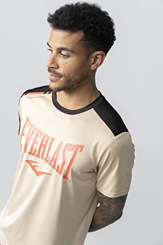 EVERLAST Austin Camiseta, Camel, S para Hombre