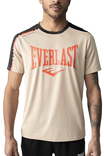 EVERLAST Austin Camiseta, Camel, S para Hombre