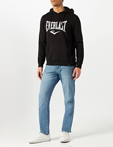 Everlast Deportes, Chaqueta con capucha de skateboarding para Hombre, Negro, XL