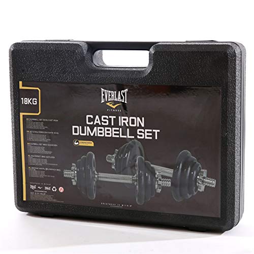 Everlast - Juego de Mancuernas (18 kg), tamaño 18kg Set