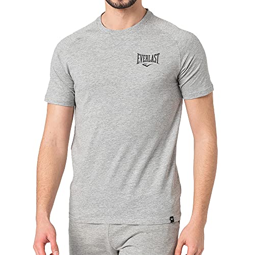 Everlast Shawnee Camiseta Deportiva para Hombre, Gris, L