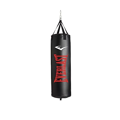 Everlast Unisex Bocksack Nevatear Heavy Bag Filled, Punching Bag, Negro/Rojo, 70LBS