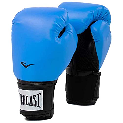 Everlast Unisex – Guantes de Boxeo para Adultos Pro Style 2 Guantes, Azul, 10oz