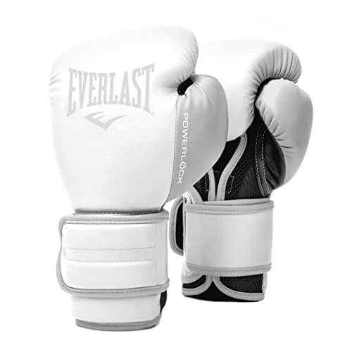 Everlast Unisex Power Training Guantes Mitones, Blanco, 16oz