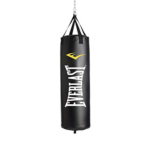 Everlast Unsiex Nevatear - Saco de Boxeo (80 L), Color Negro y Blanco