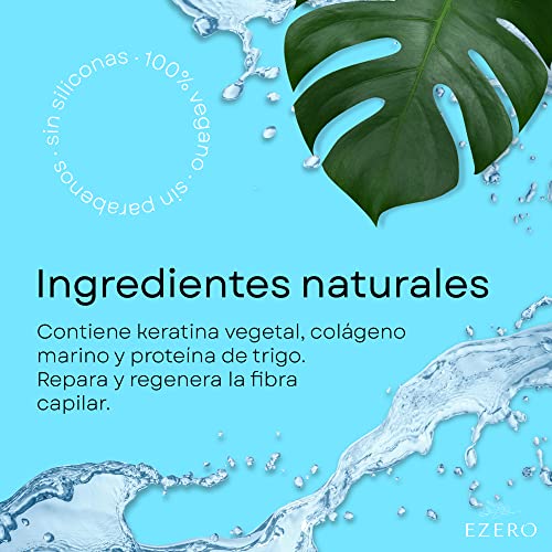 Ezero Tratamiento Voluminizador Cabello Para Cabello Fino Y Sin Volumen Pelo Con Champu Volumen, Mascarilla Volumen Pelo Y Spray Volumen Cabello - Hair Volume - Producto Profesional Peluqueria -vegano