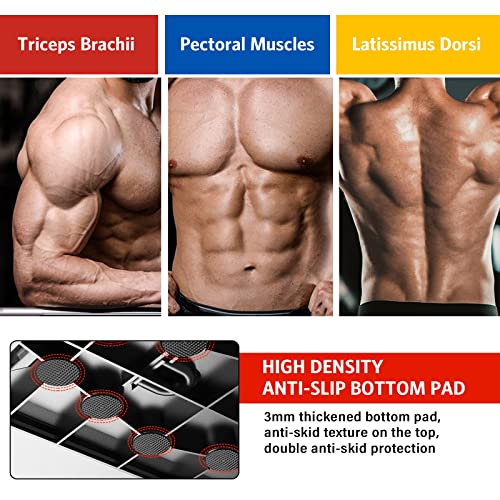 facaio Push Up Rack Board, Tabla de Flexiones Multifuncional, Upgrade Plegable, para Entrenamiento Muscular Equipo de Brazos Gimnasio Inicio